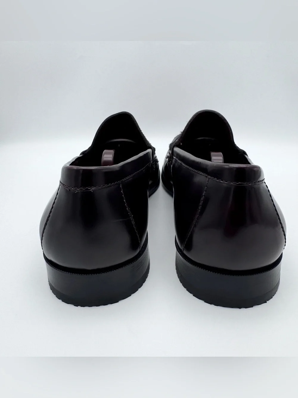 Johnston & Murphy Pannell Penny Loafer Burgundy Leather Men's Size 9 M New NWOB